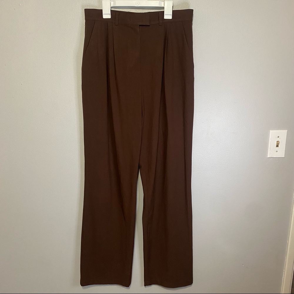 ST JOHN SPORT BY MARIE GRAY Brown Trousers Pants Slack Women’s Size 10
